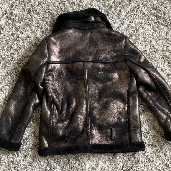 Sunset & Spring Faux Fur Lined Moto Jacket - Picture 3 of 7